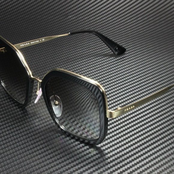 Prada Women's Black and Grey Gradient Sunglasses! - Picture 1 of 4